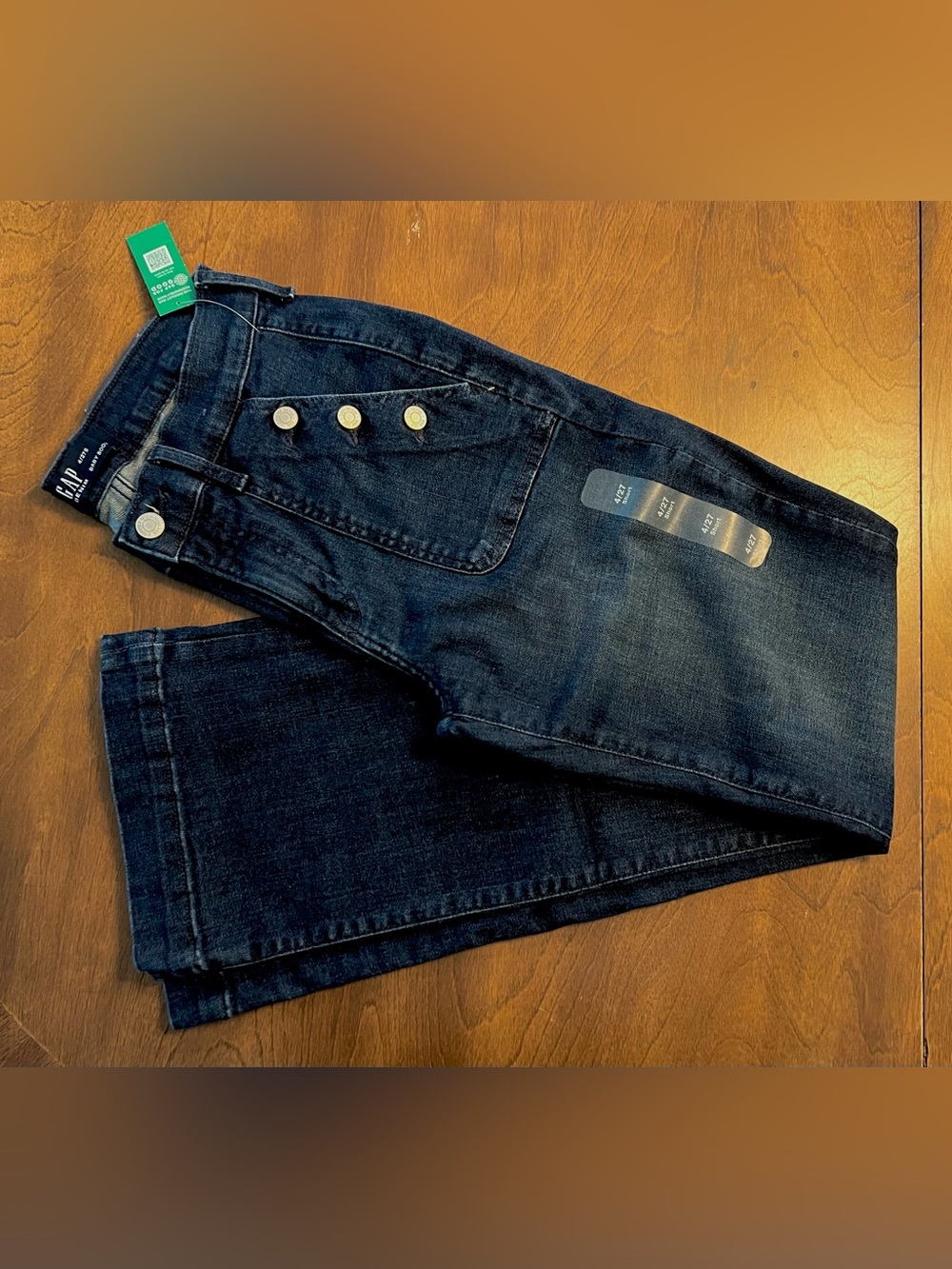 GAP Factory Baby Boot Sailor Jeans Dark Wash